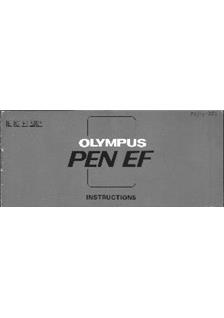 Olympus Pen EF manual. Camera Instructions.